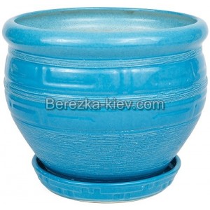 Горшок Кивано синий (диаметр 18,5 см)